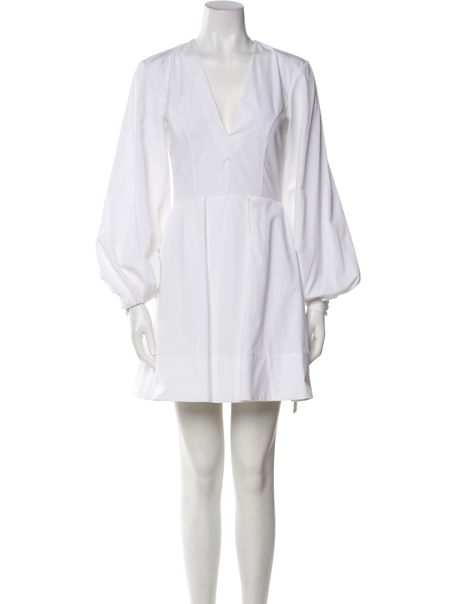 Khaite V-Neck Mini Dress