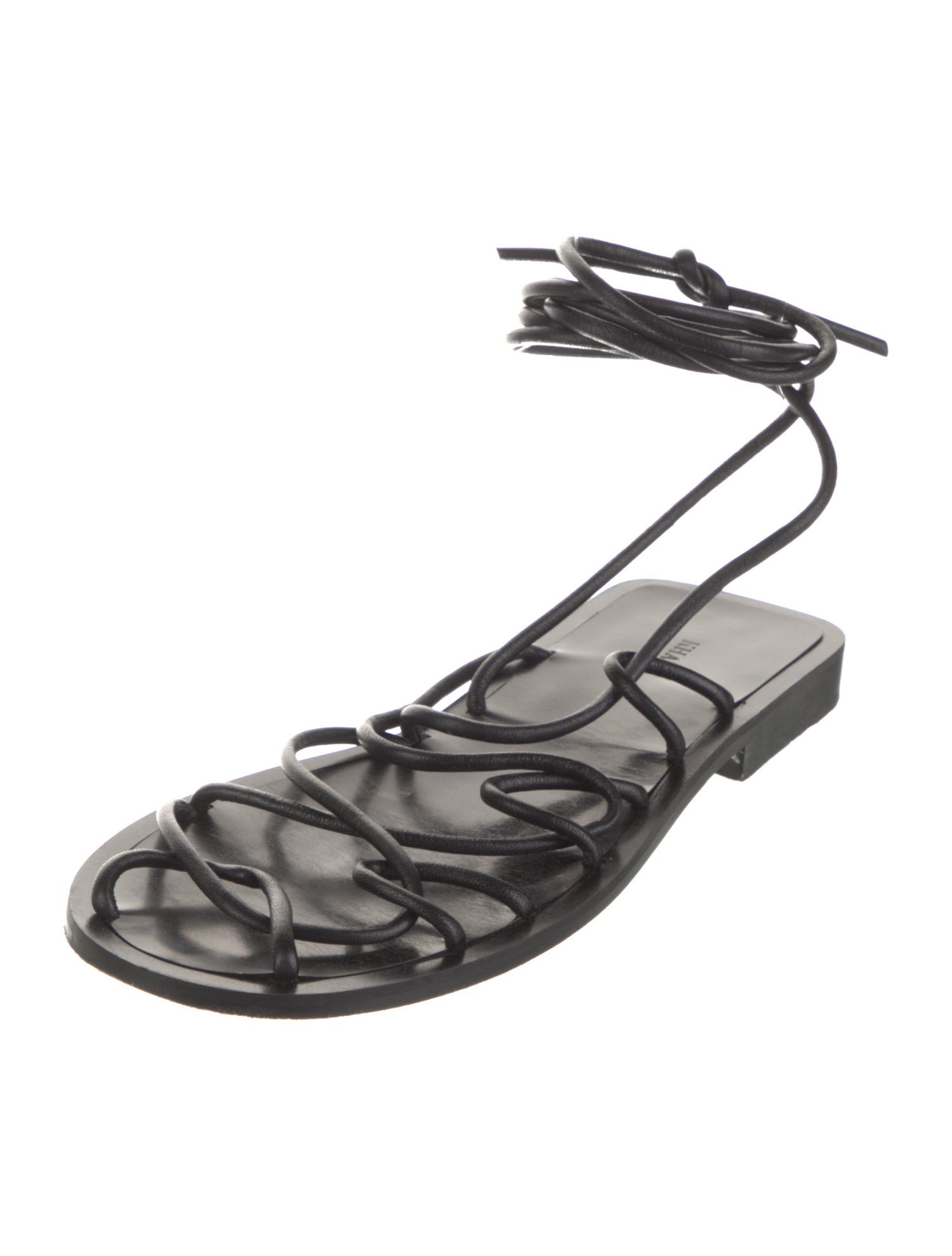 Khaite Leather Gladiator Sandals