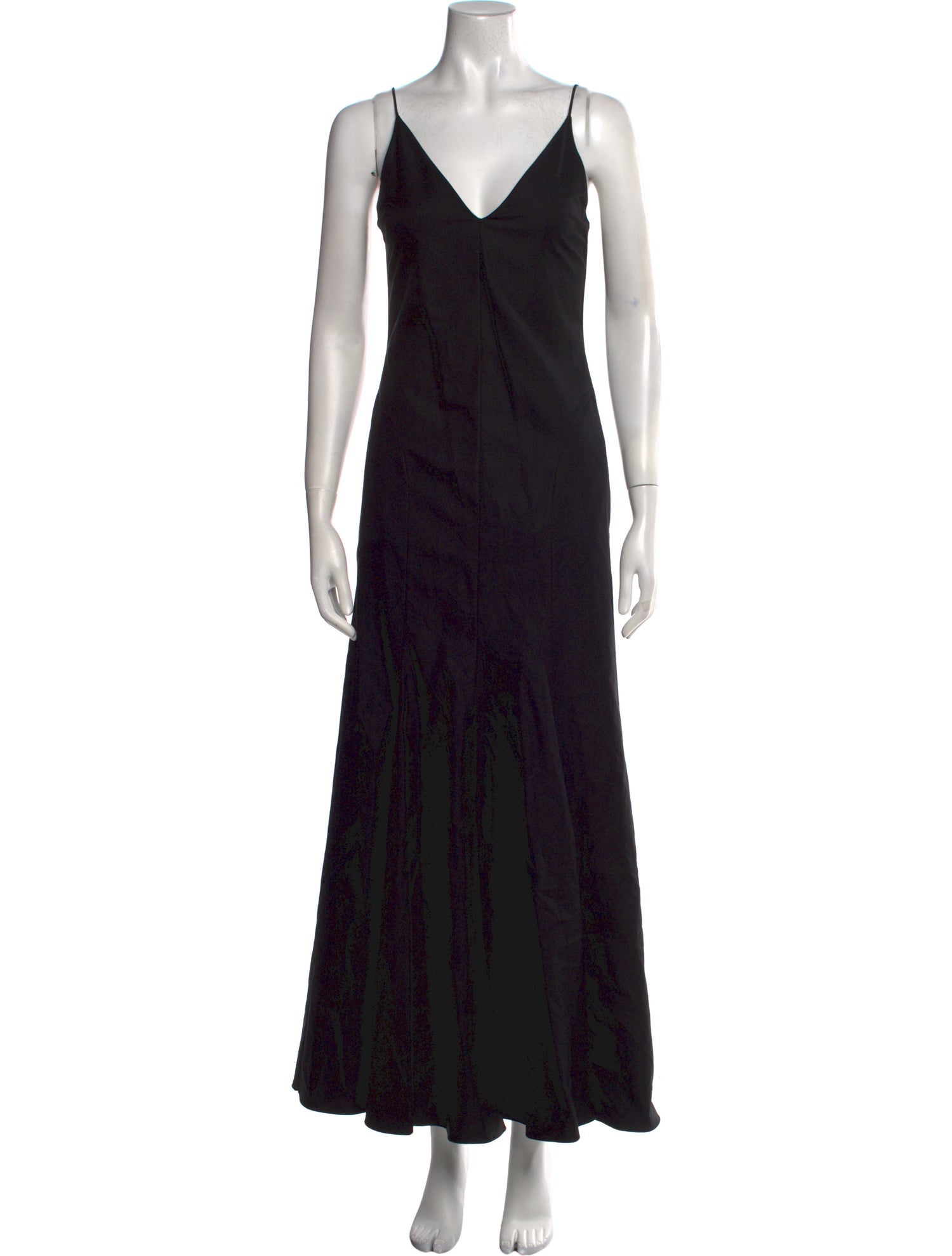 Khaite V-Neck Long Dress