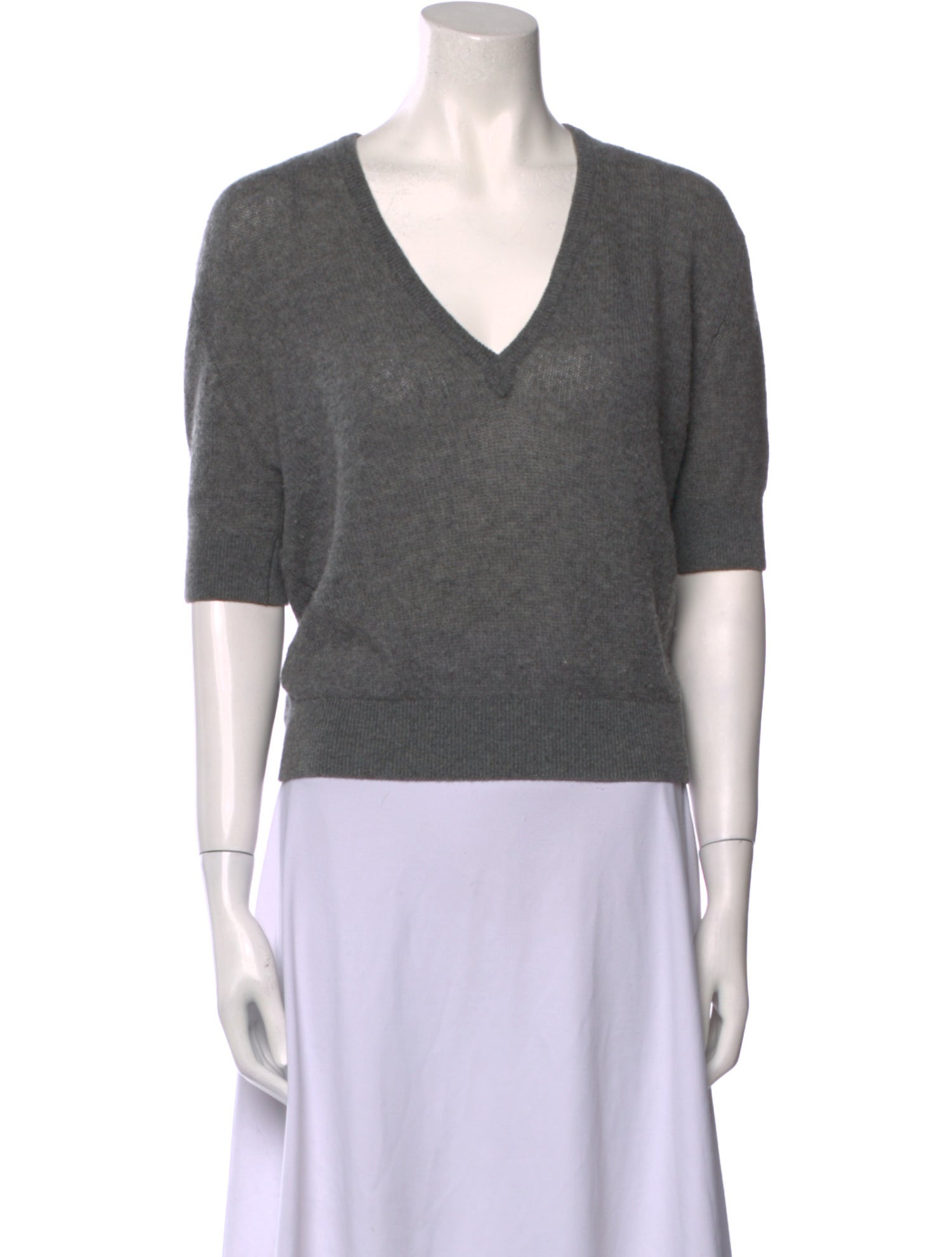 Khaite Cashmere V-Neck Sweater