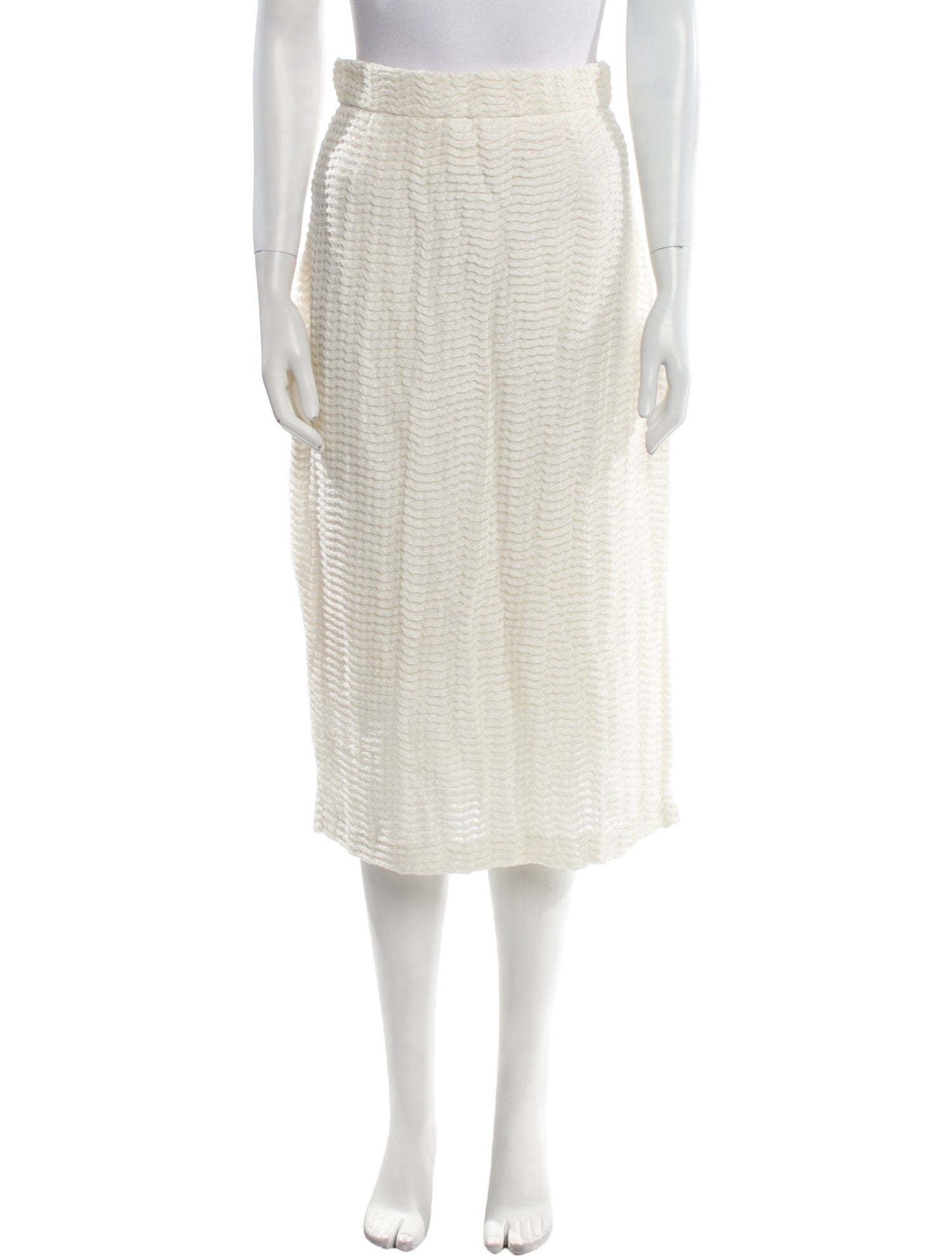 Khaite Linen Midi Length Skirt w/ Tags