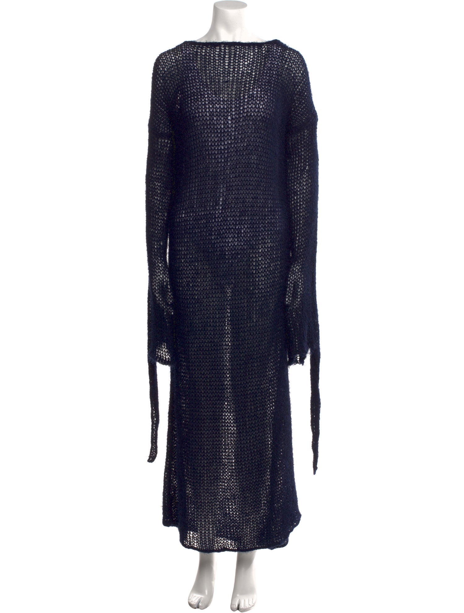 Khaite Bateau Neckline Long Dress