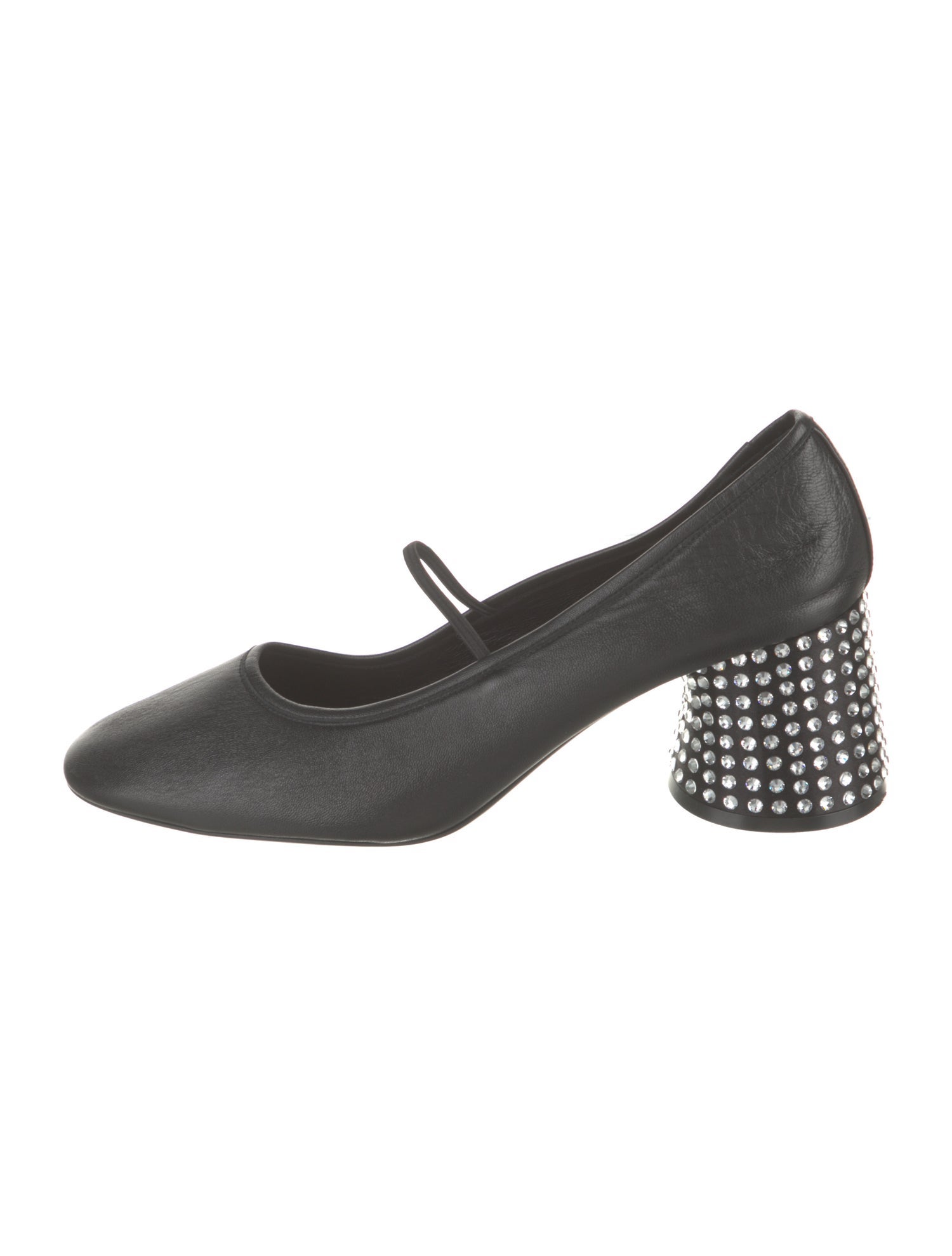 Khaite Leather Crystal Embellishments Pumps