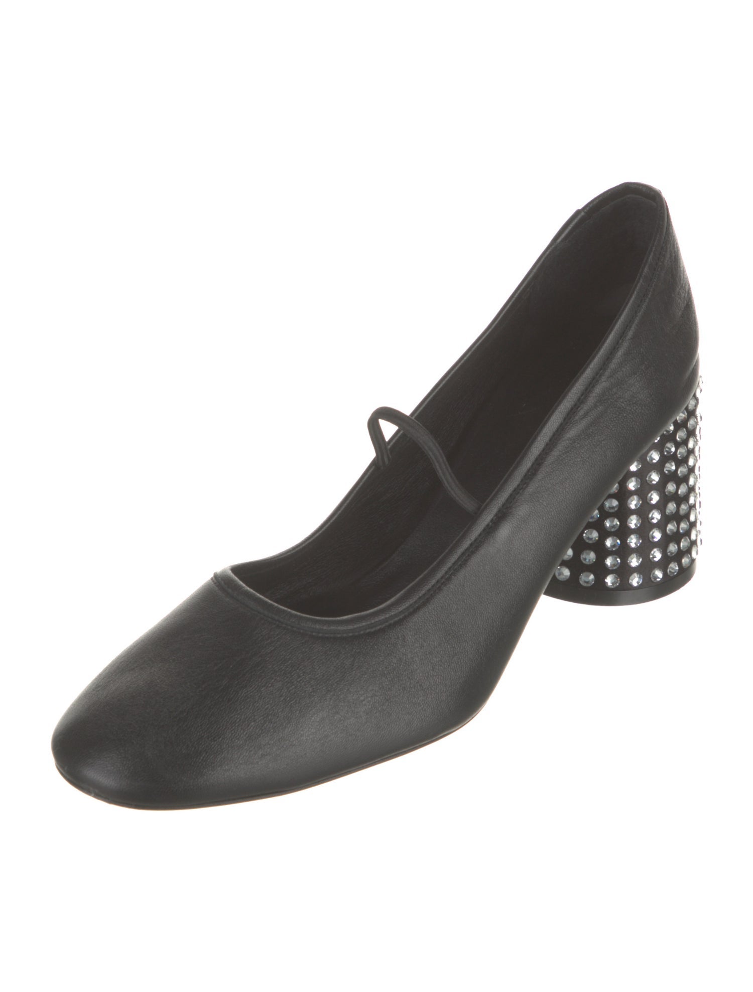 Khaite Leather Crystal Embellishments Pumps