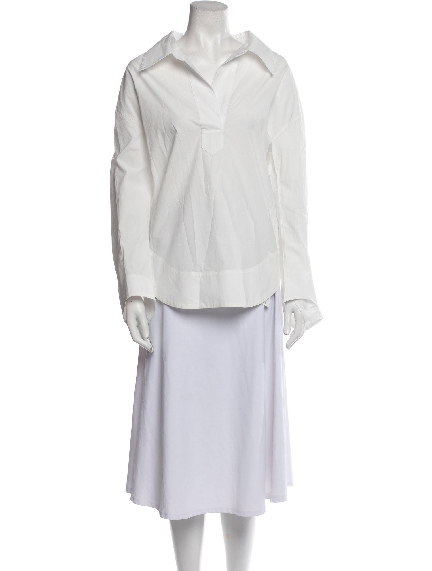 Khaite Long Sleeve Blouse