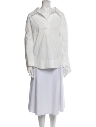 Khaite Long Sleeve Blouse