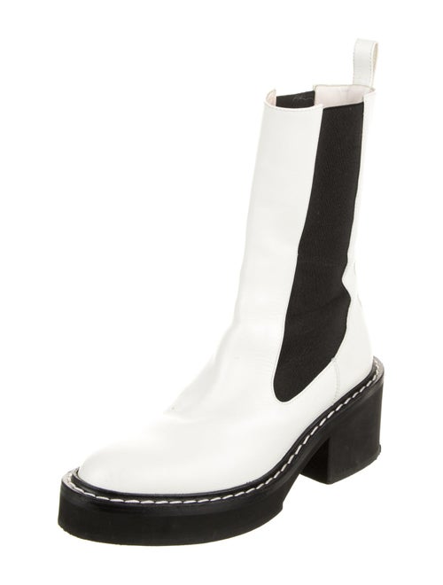 Khaite Leather Chelsea Boots