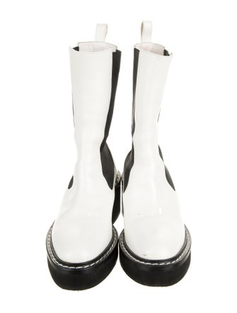 Khaite Leather Chelsea Boots