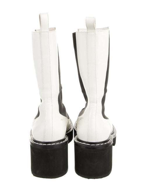 Khaite Leather Chelsea Boots