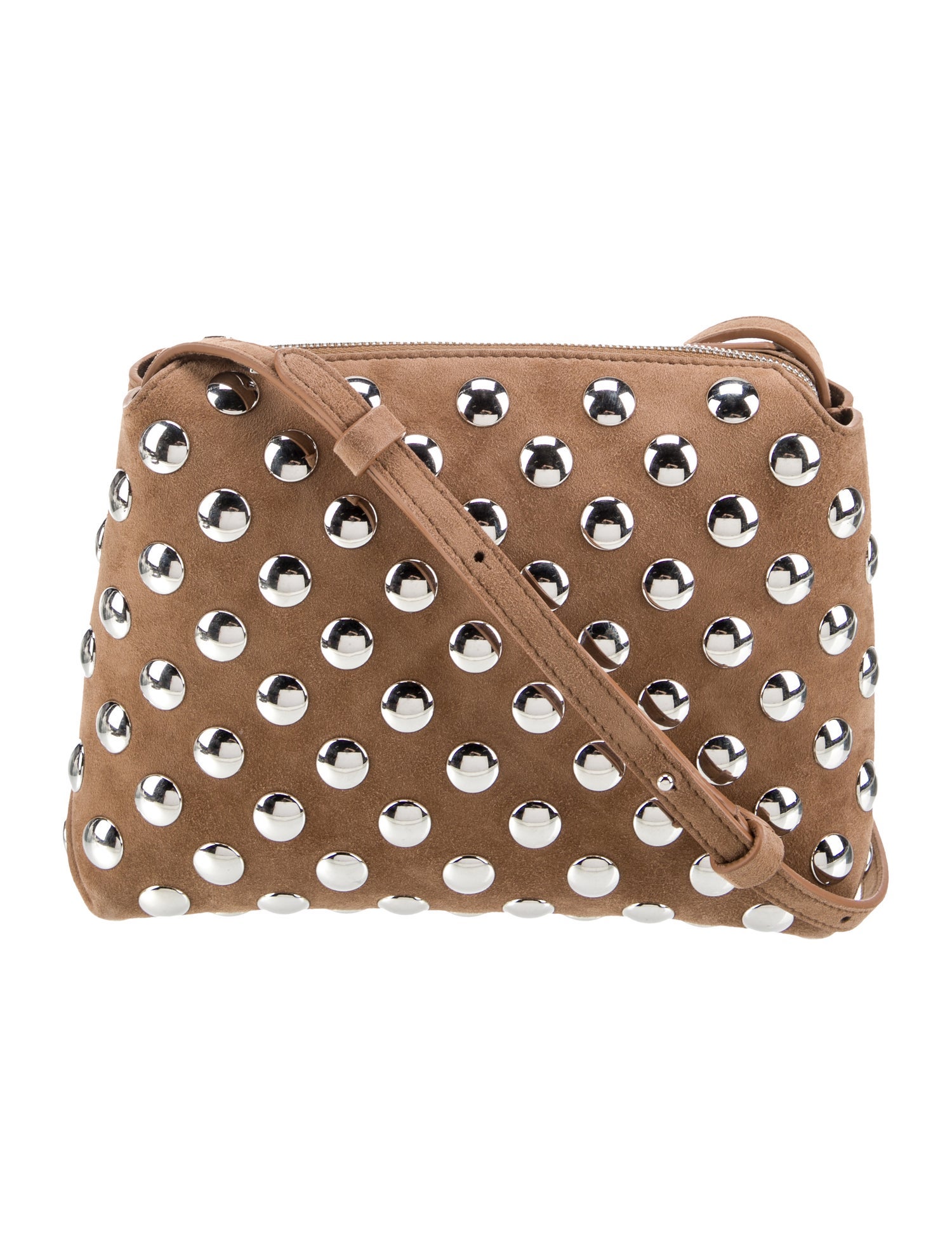 Khaite Suede Crossbody Bag