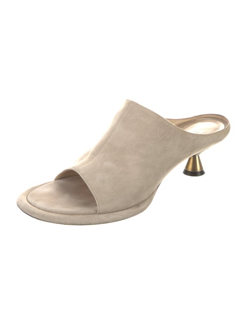 Khaite Suede Slides