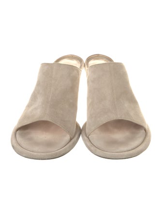 Khaite Suede Slides