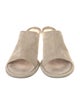 Khaite Suede Slides