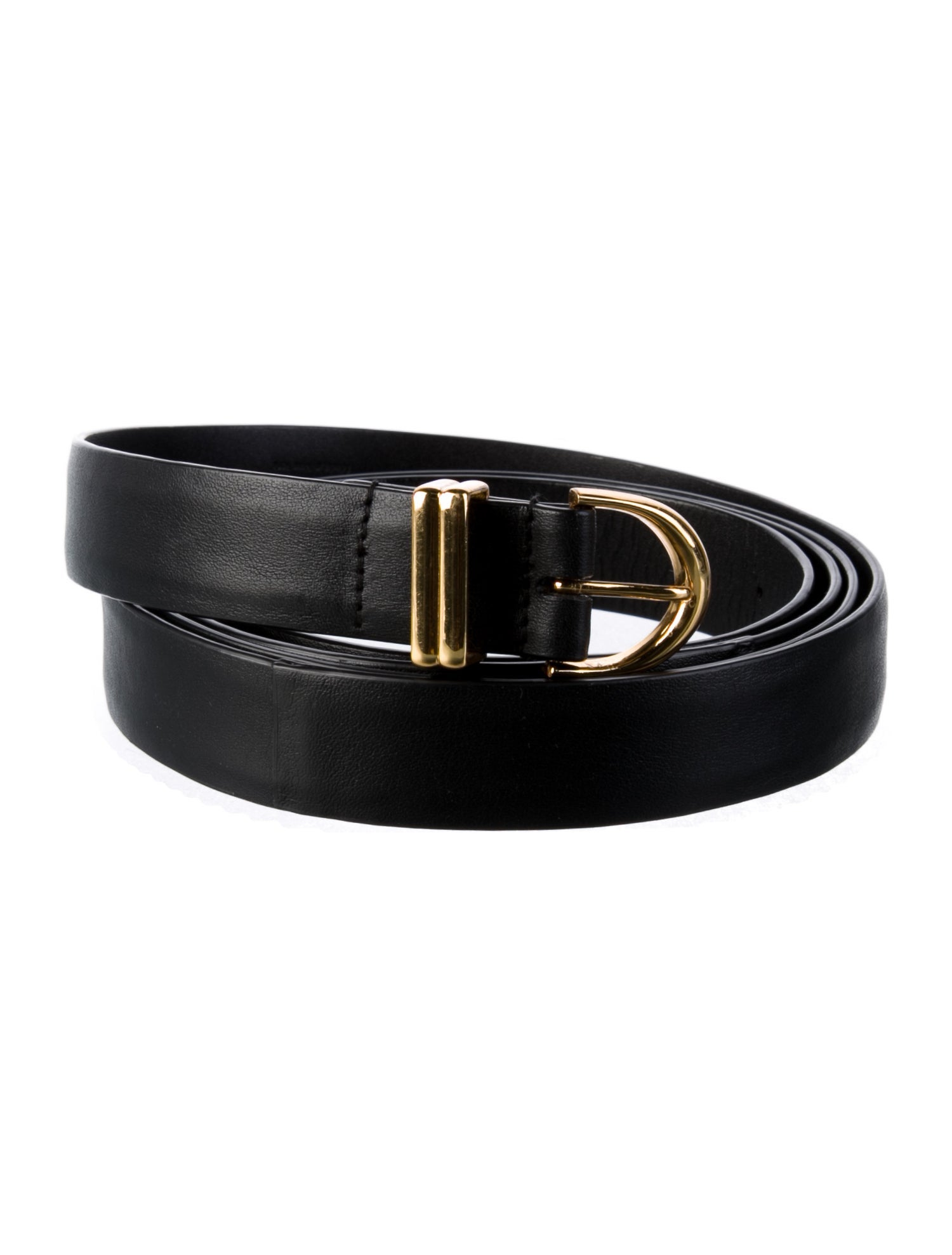 Khaite Skinny Leather Belt Kit