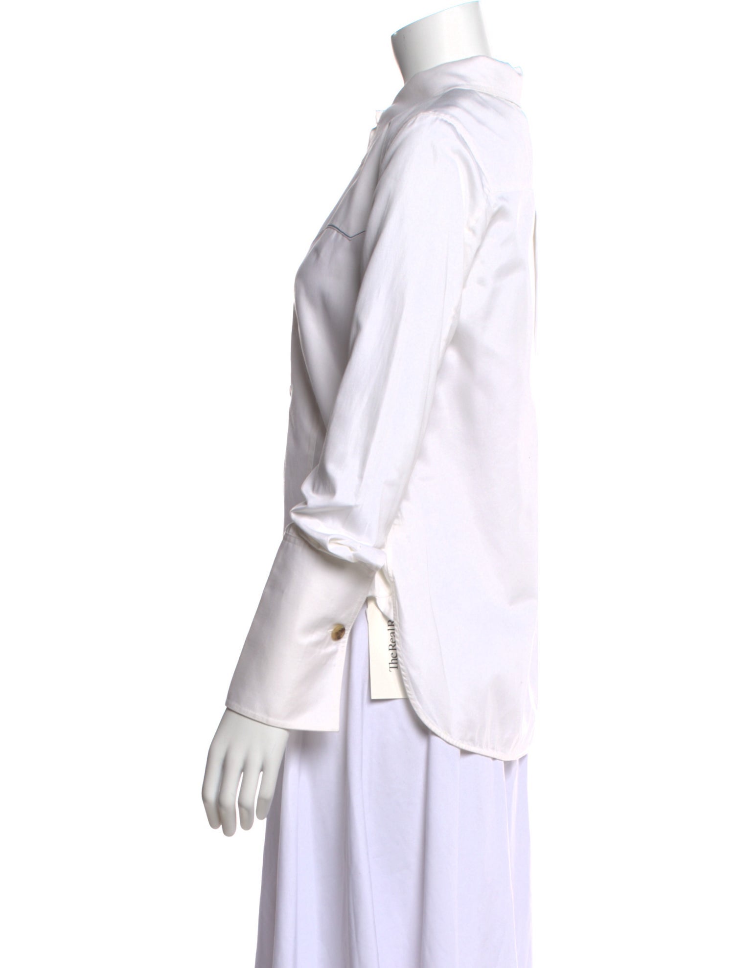 Khaite Long Sleeve Button-Up Top