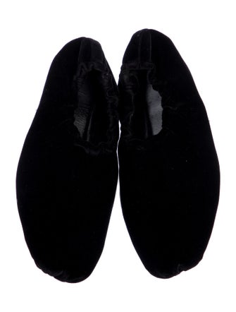 Khaite Velvet Ballet Flats