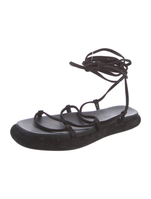 Khaite Suede Gladiator Sandals