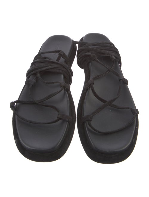 Khaite Suede Gladiator Sandals