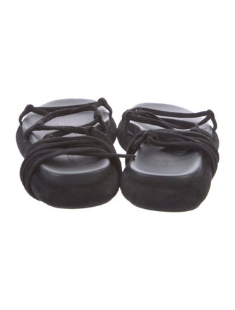 Khaite Suede Gladiator Sandals