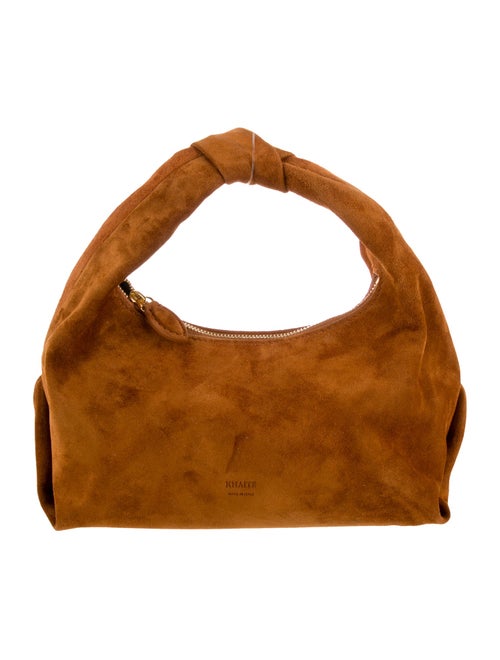 Khaite Suede Top Handle Bag