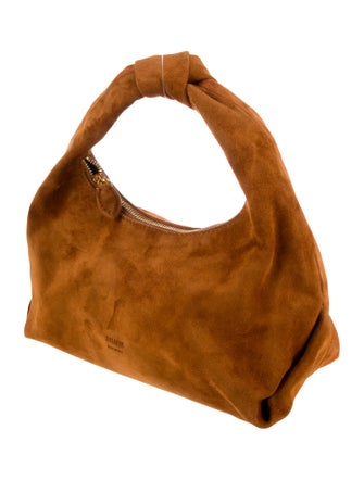 Khaite Suede Top Handle Bag