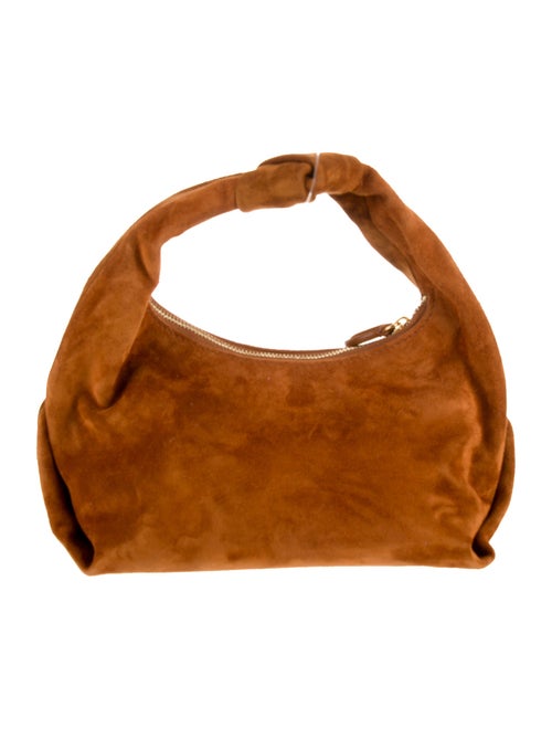 Khaite Suede Top Handle Bag
