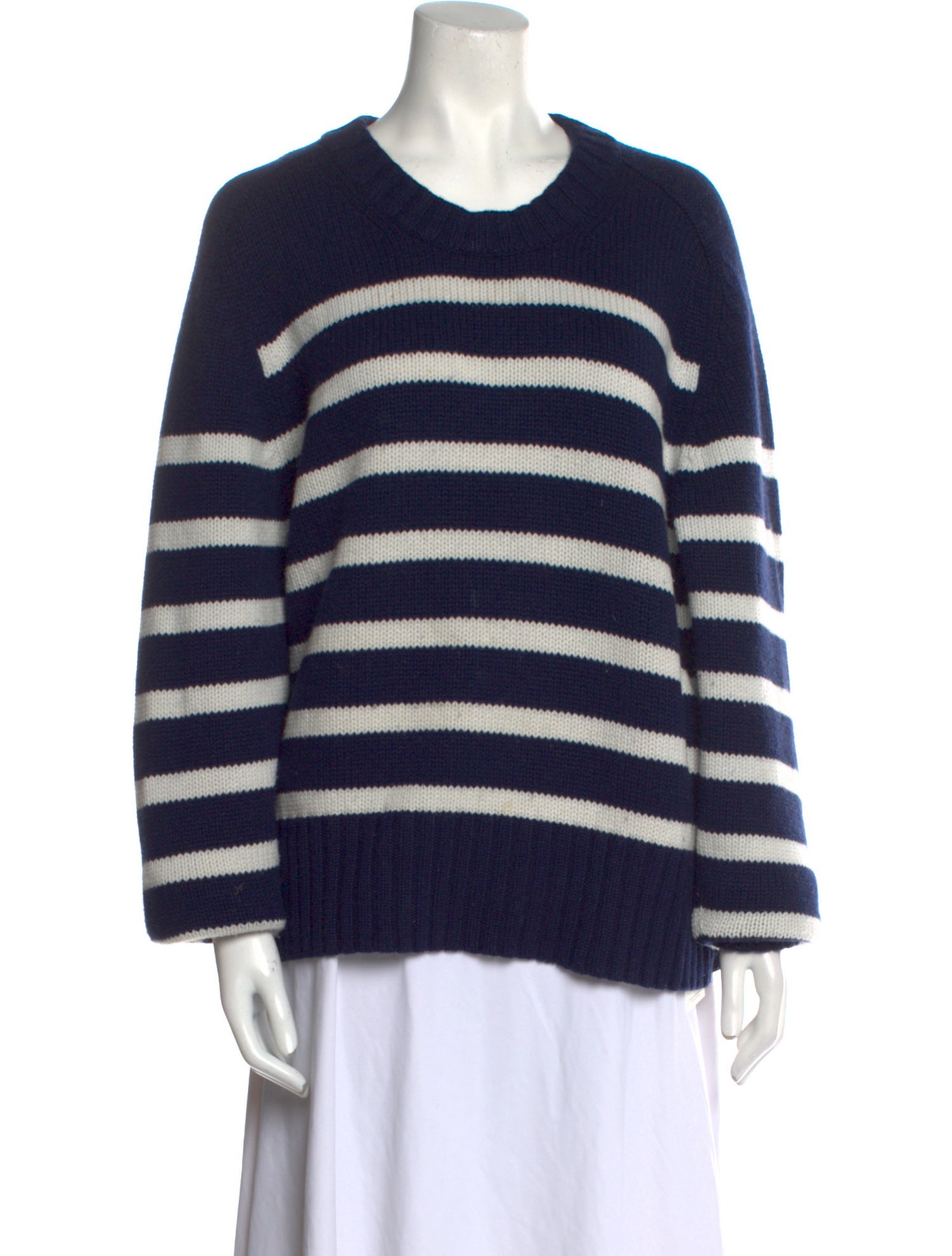 Khaite Cashmere Striped Sweater