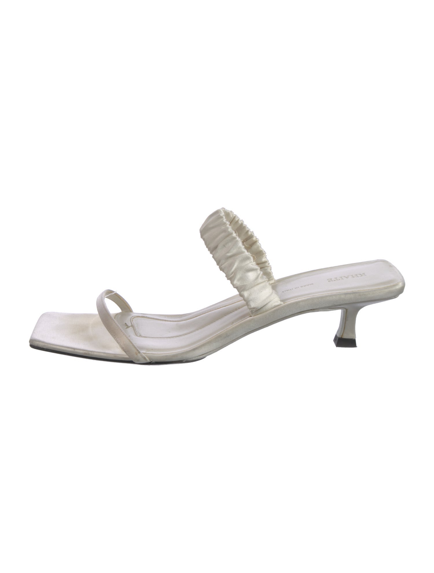Khaite Satin Slides