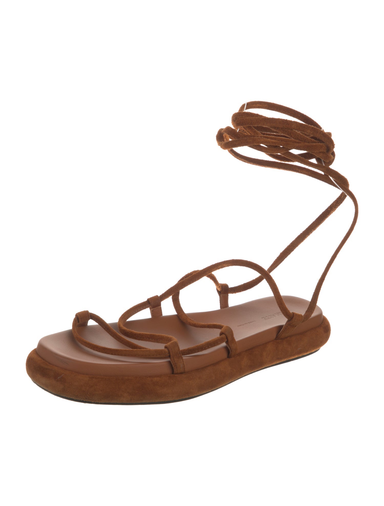 Khaite Suede Gladiator Sandals