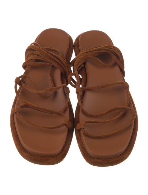 Khaite Suede Gladiator Sandals