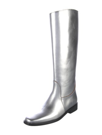 Khaite Leather Riding Boots