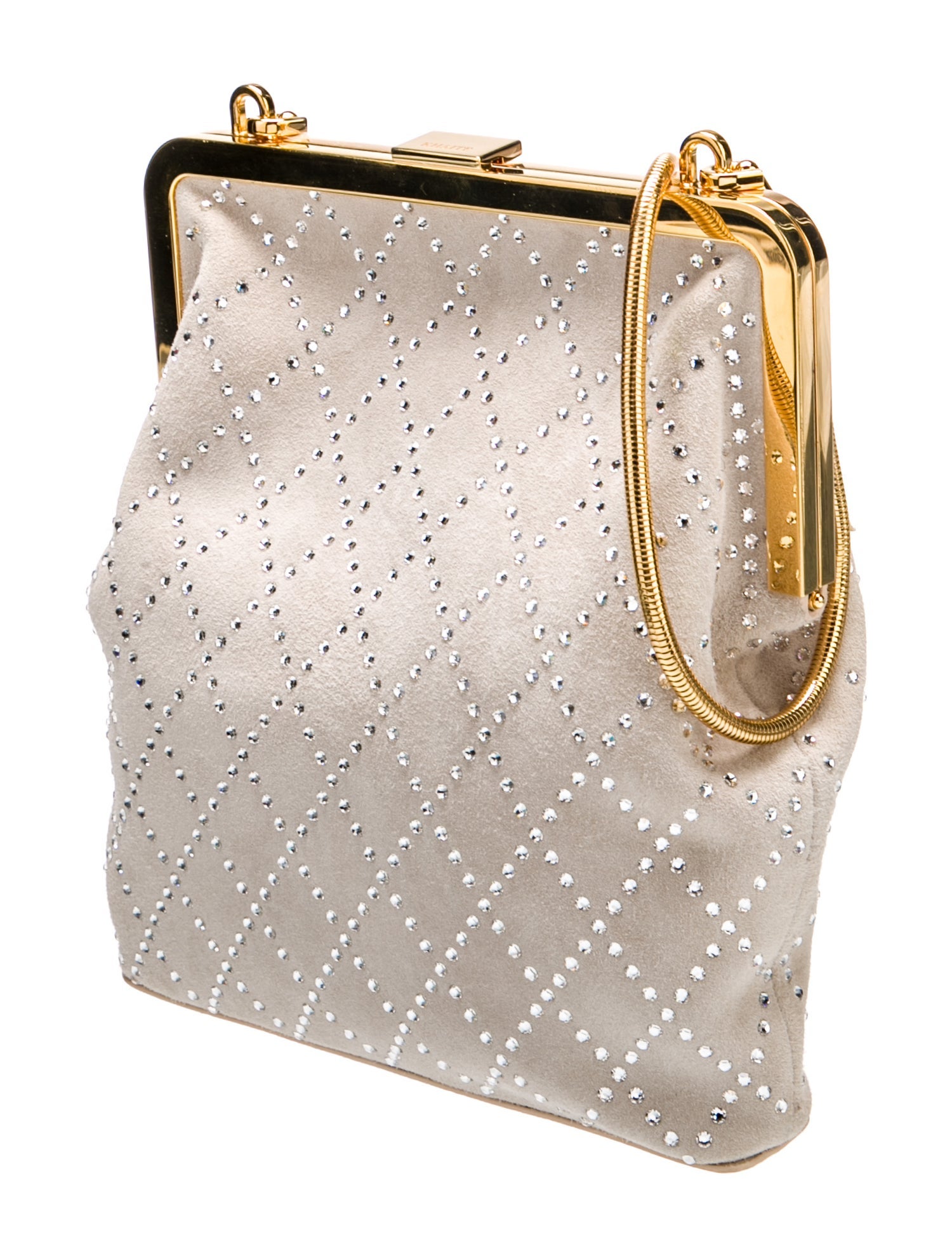 Khaite Suede Evening Bag