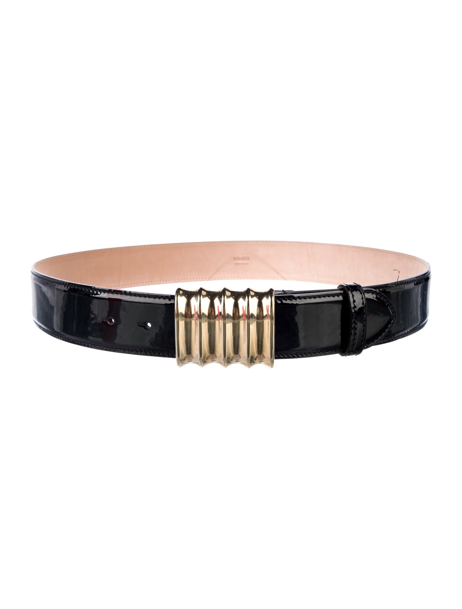 Khaite Patent Leather Waist Belt