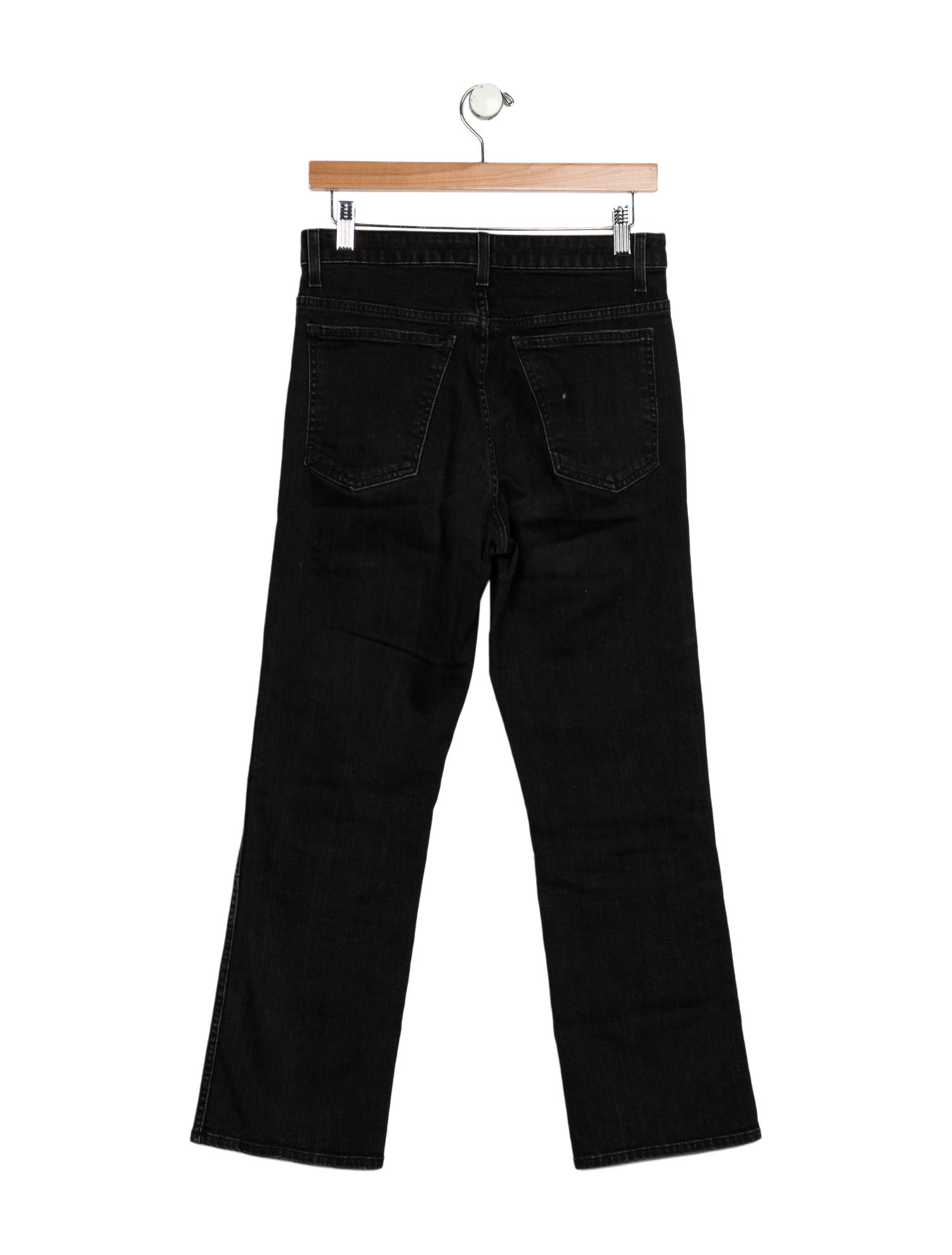 Khaite Mid-Rise Straight Leg Jeans