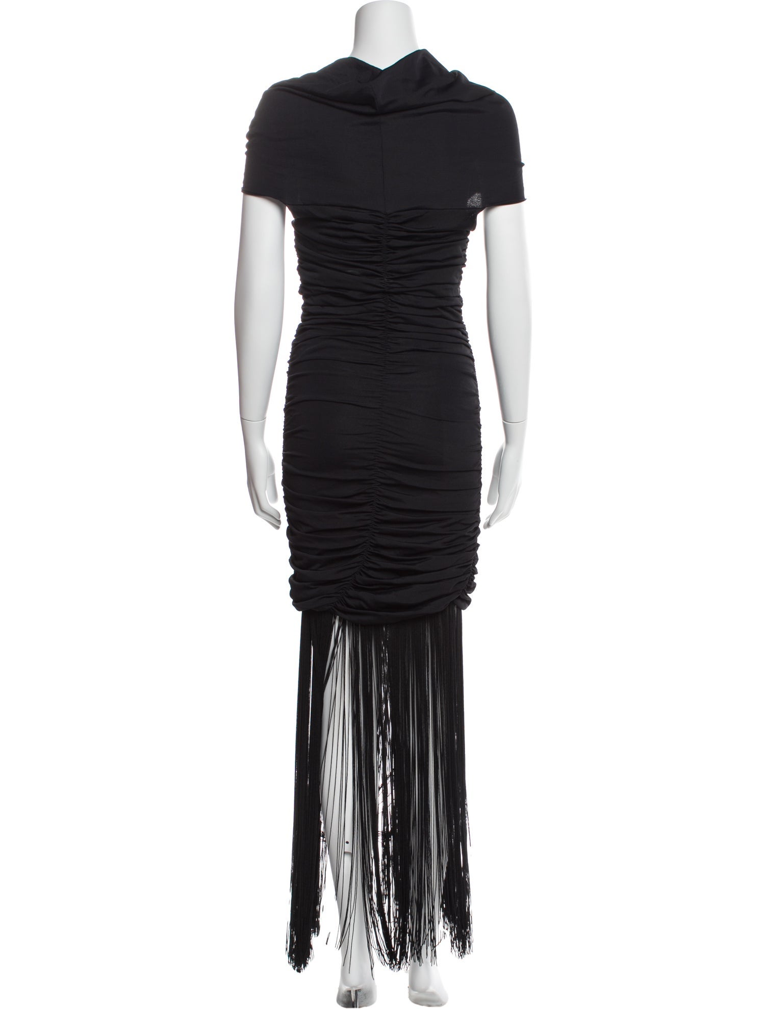 Khaite Cowl Neck Mini Dress