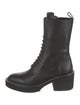 Khaite Leather Combat Boots