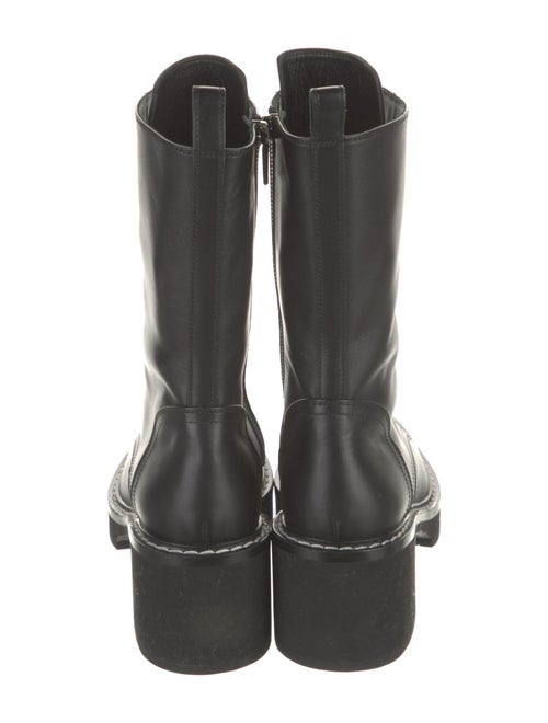 Khaite Leather Combat Boots