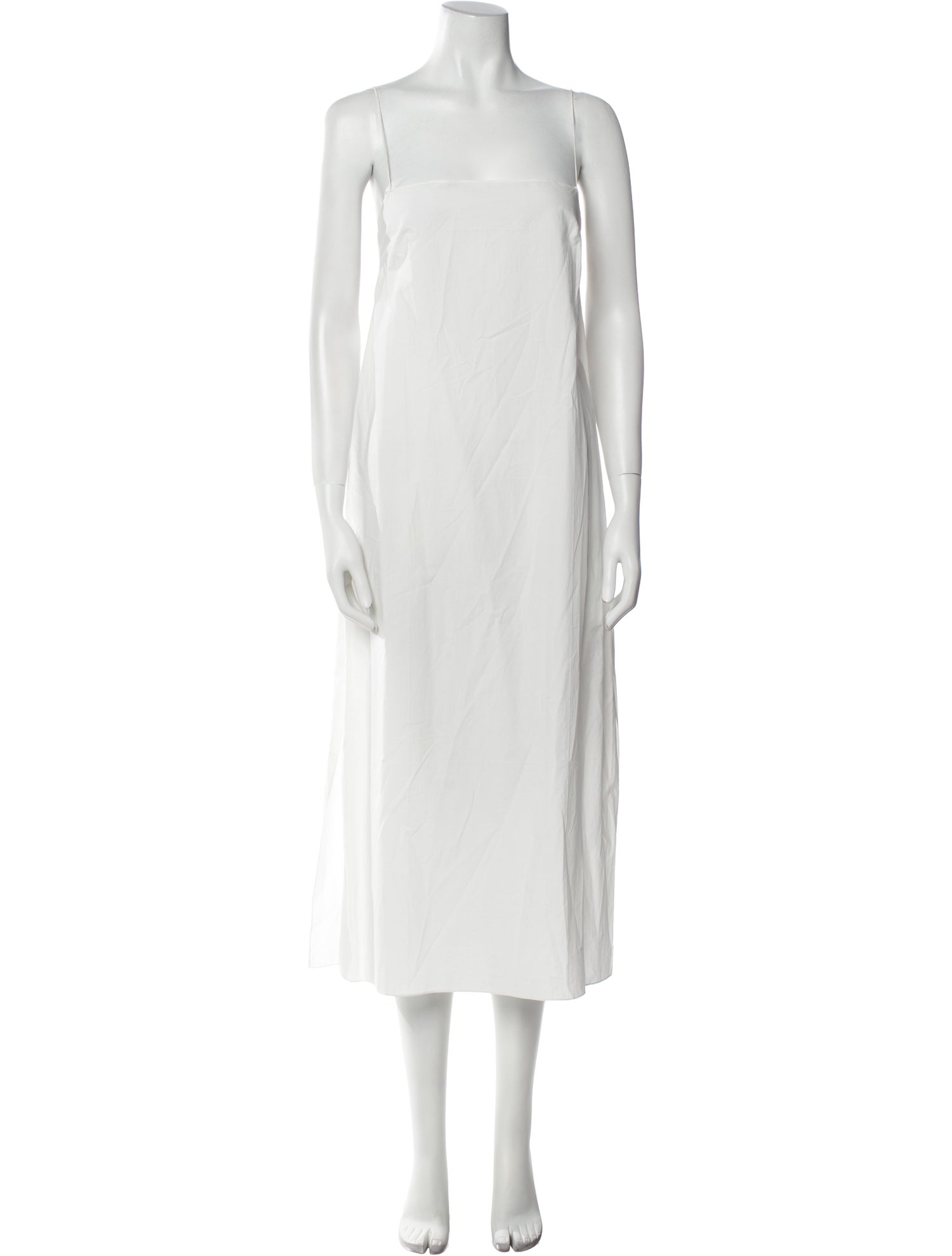 Khaite Square Neckline Long Dress