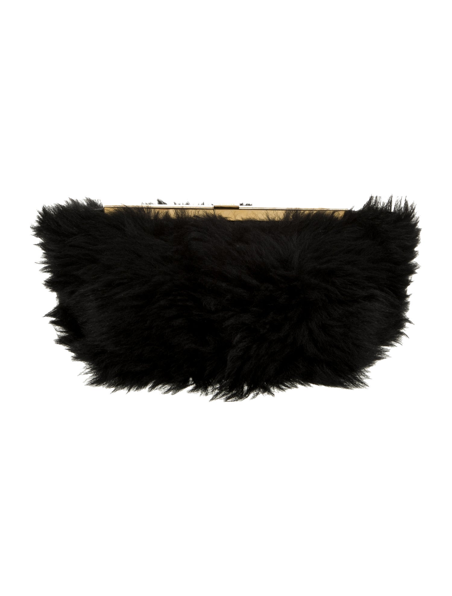 Khaite Fur Evening Bag