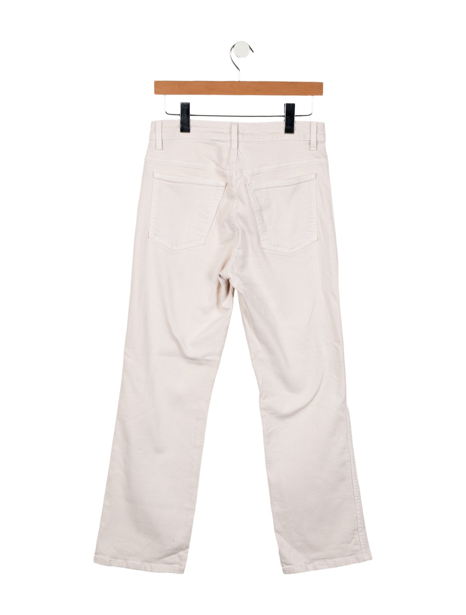 Khaite High-Rise Straight Leg Jeans