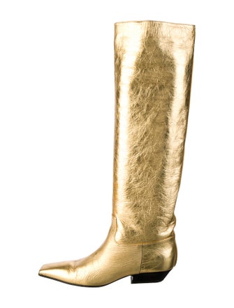 Khaite Leather Riding Boots