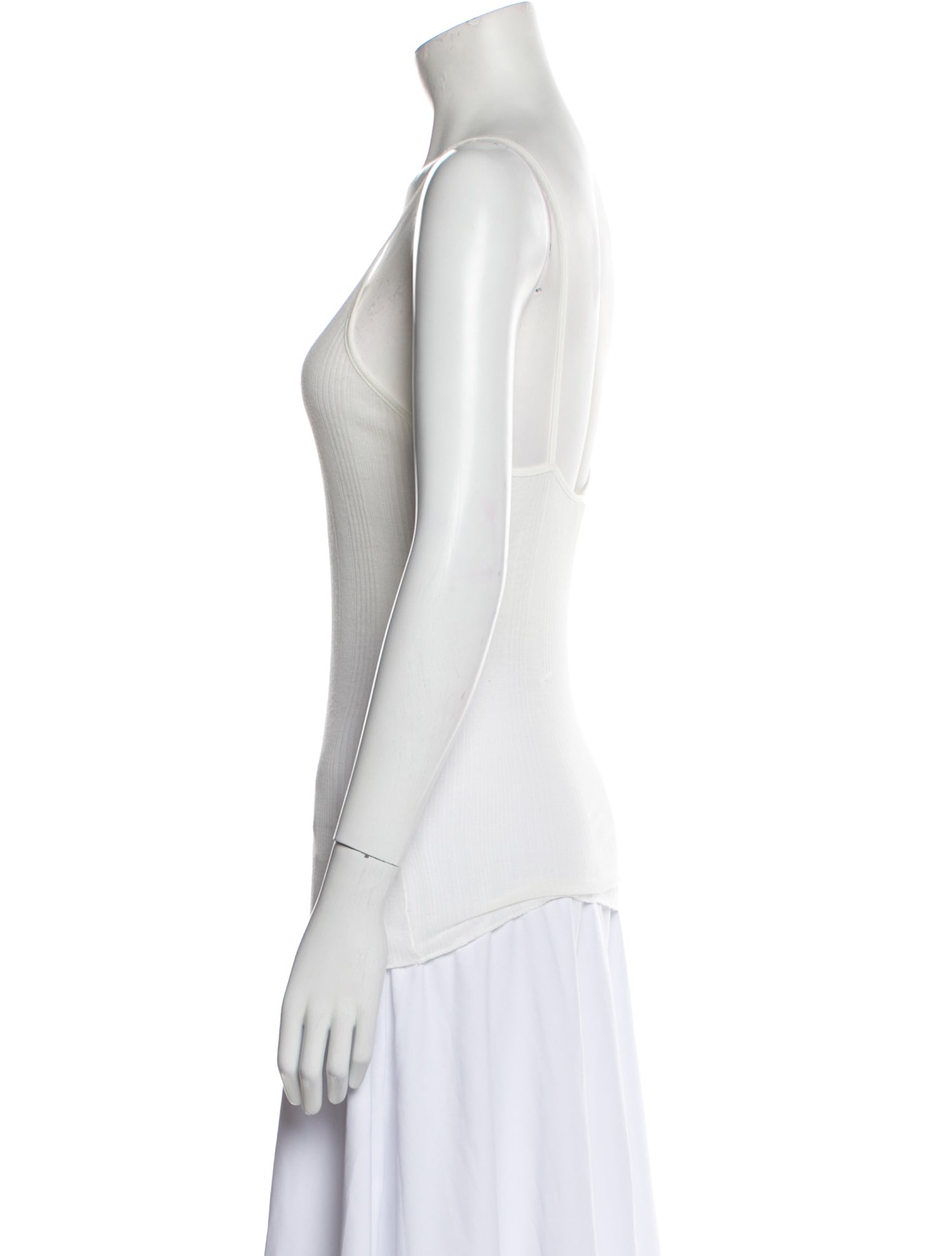 Khaite V-Neck Sleeveless Top