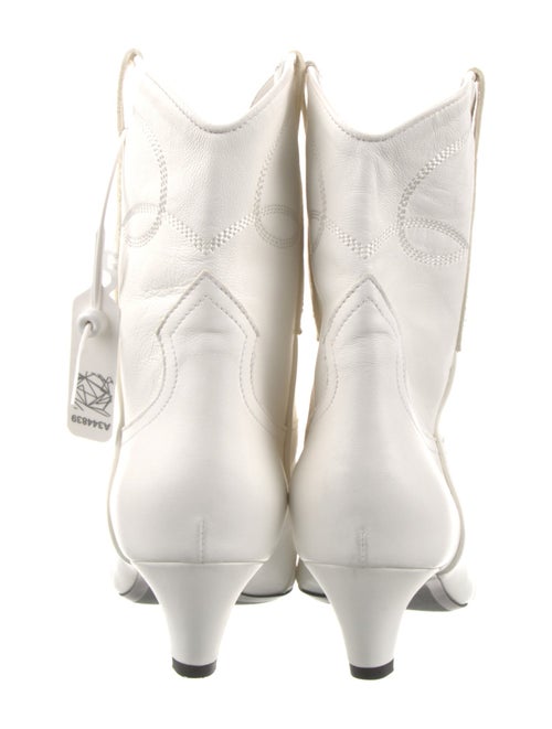 Khaite Leather Western Boots