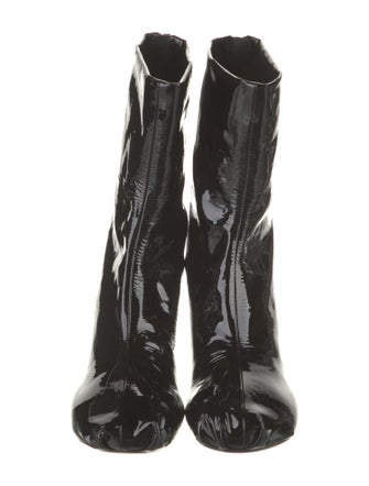 Khaite Patent Leather Sock Boots