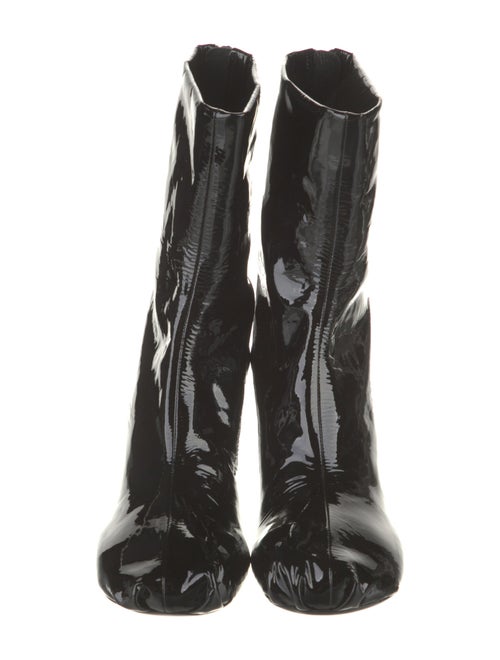Khaite Patent Leather Sock Boots