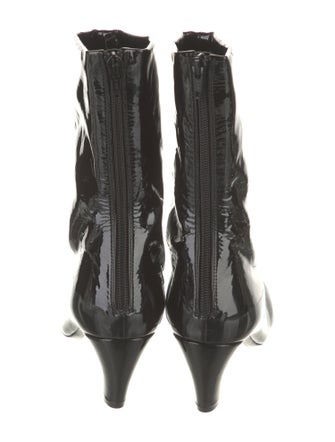 Khaite Patent Leather Sock Boots