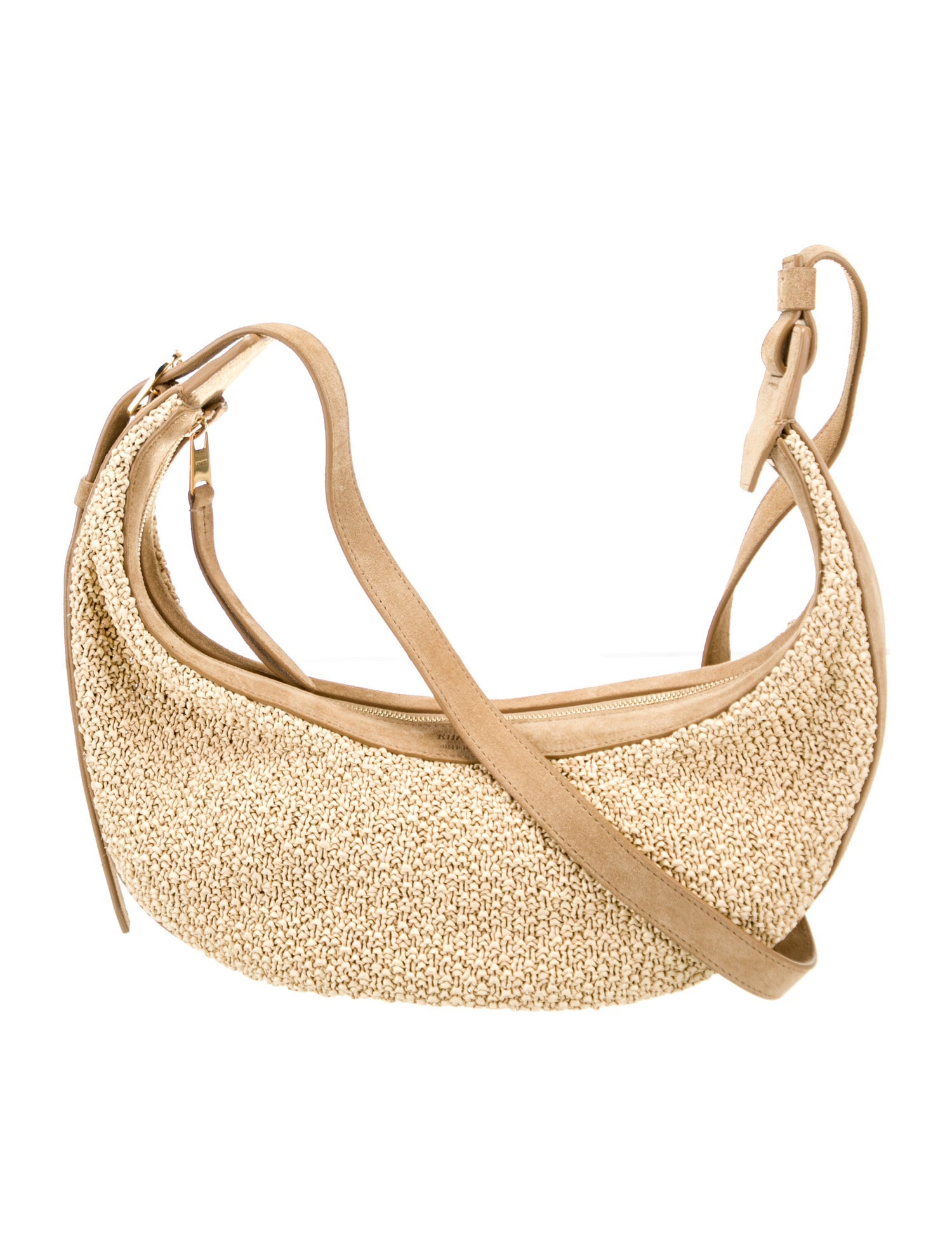 Khaite Straw Crossbody Bag