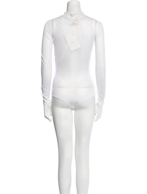 Khaite Mock Neck Long Sleeve Bodysuit