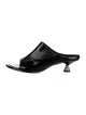 Khaite Patent Leather Slides