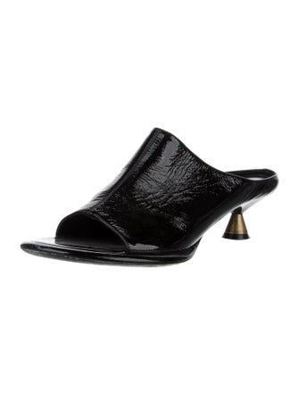 Khaite Patent Leather Slides